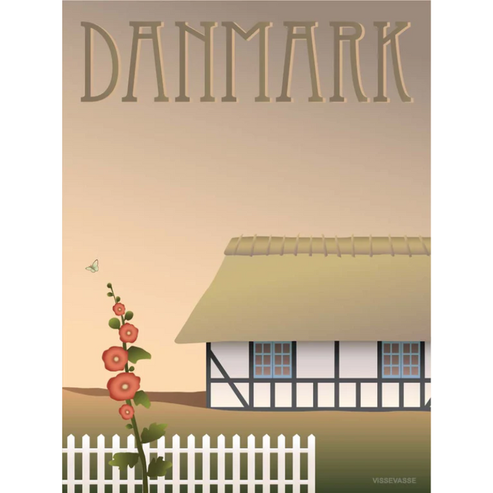 DANMARK Bauernhof - Poster