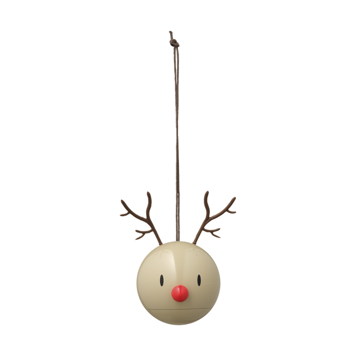 Rentier Ornament braun Weihnachtskugeln