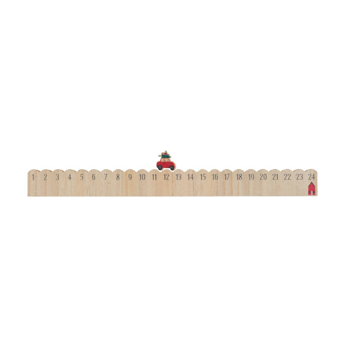 Weihnachtskalender fahrendes Auto