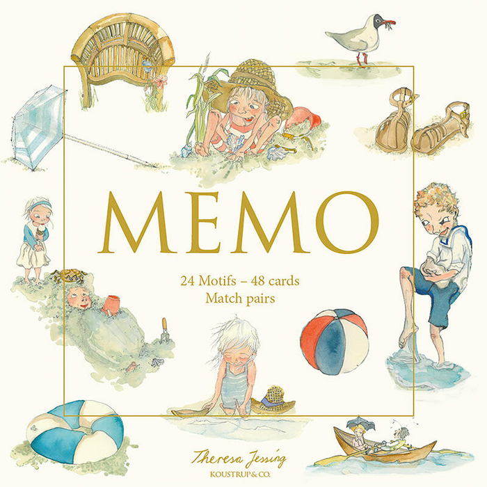 Memory-Spiel mit Strandmotiven