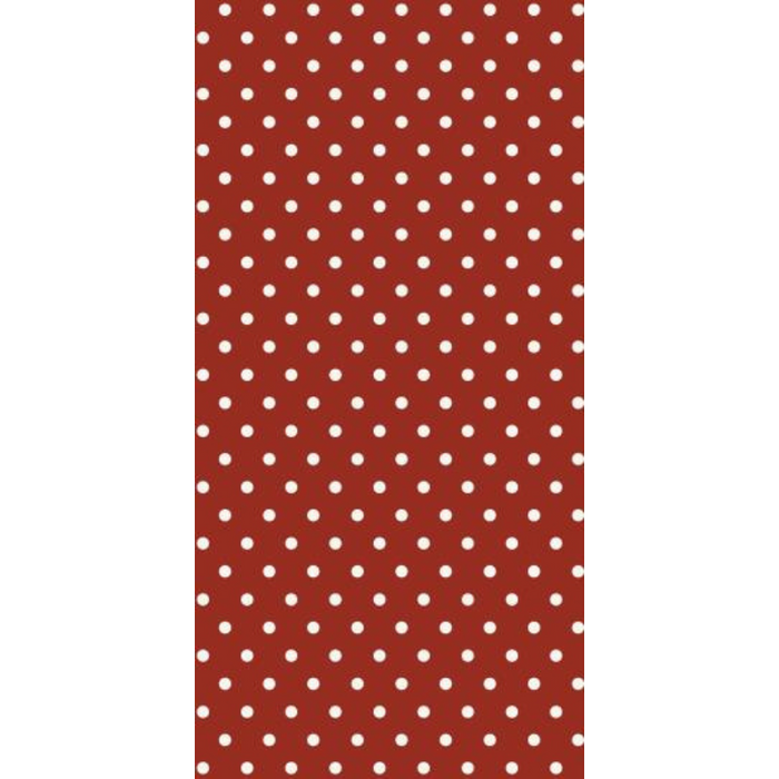 Serviette rot mit Pünktchen