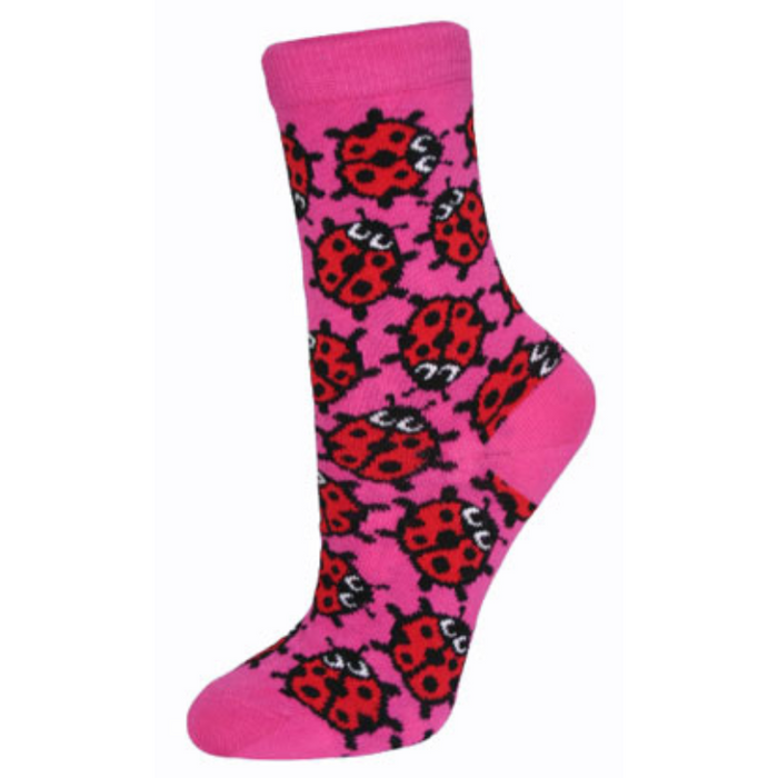 Socken Marienkäfer
