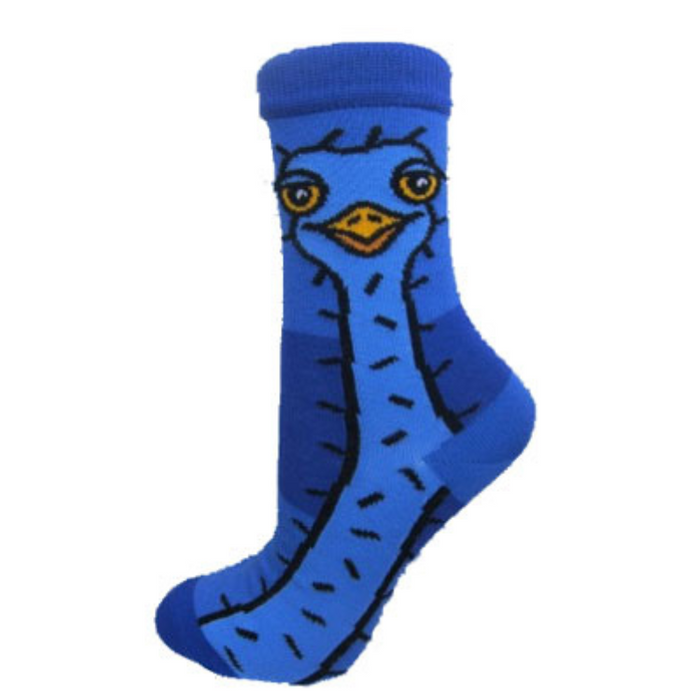 Socken Strauß blau