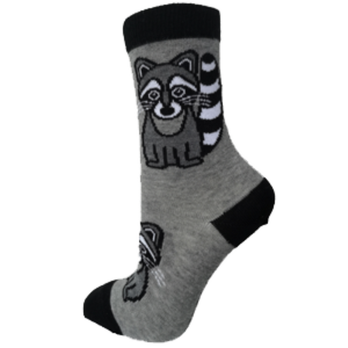 Socken Waschbär