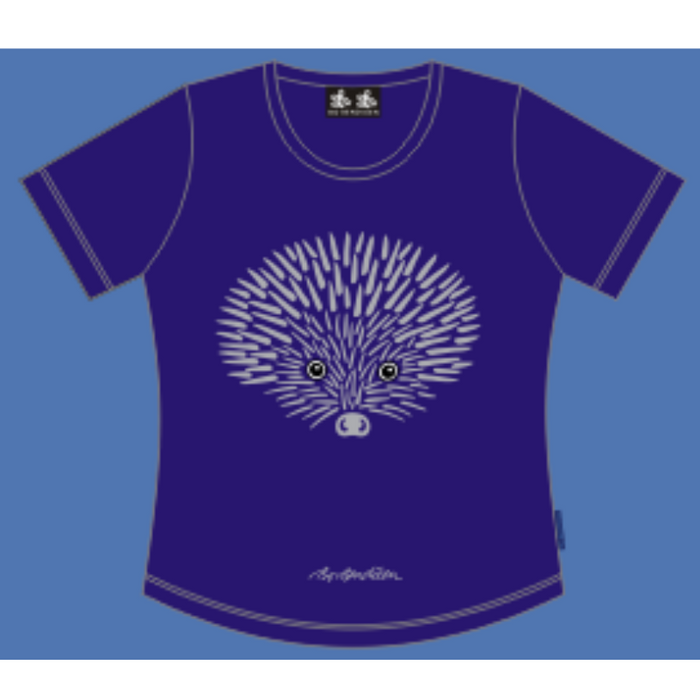 T-Shirt Igel Girl lila