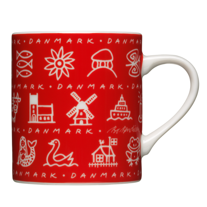 Tasse DK-Motive rot