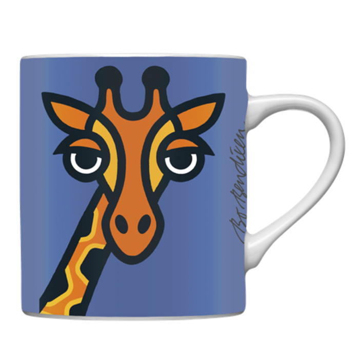 Tasse Giraffe blau
