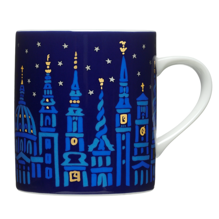 Tasse Kopenhagen bei Nacht