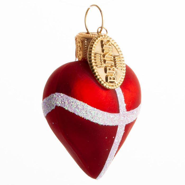 Dänemarkherz- Glasanhänger