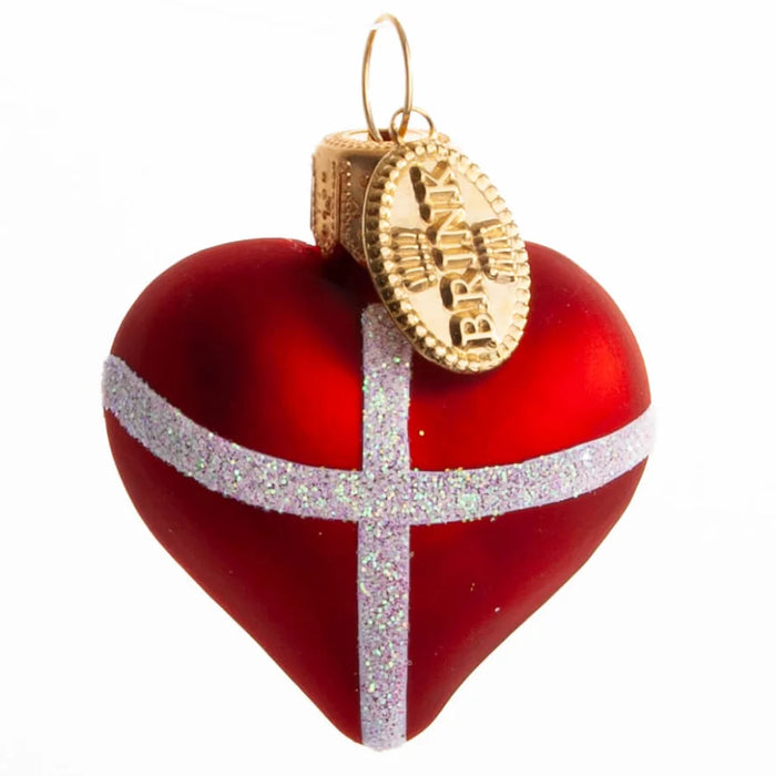 Dänemarkherz- Glasanhänger