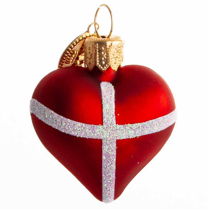 Dänemarkherz- Glasanhänger