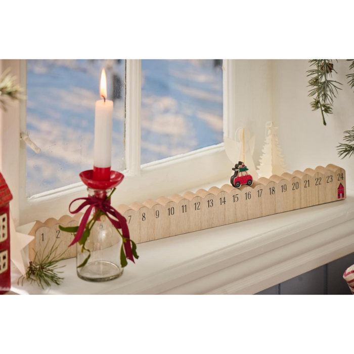 Weihnachtskalender fahrendes Auto