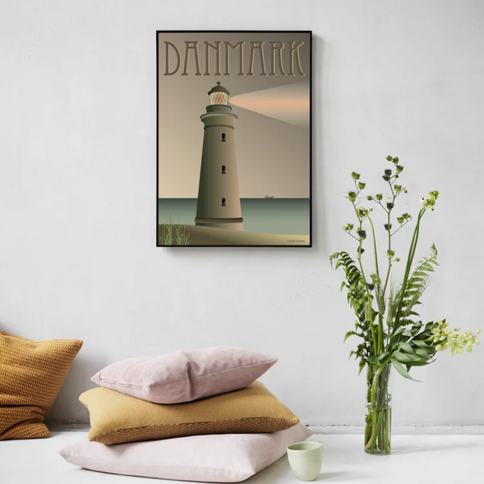 DANMARK Leuchtturm - Poster